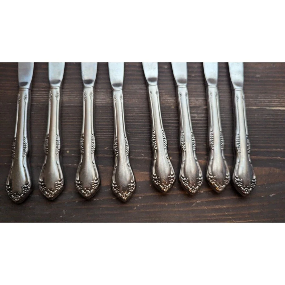 WM A Rogers Deluxe Oneida Ltd Mansfield Amadeus Stainless 19 Random Piece Set